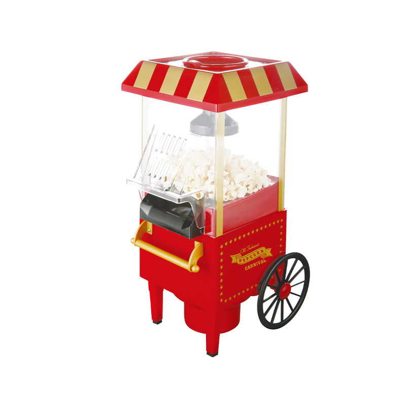 Machine à pop-corn à air chaud vintage BJX-B009 avec roues