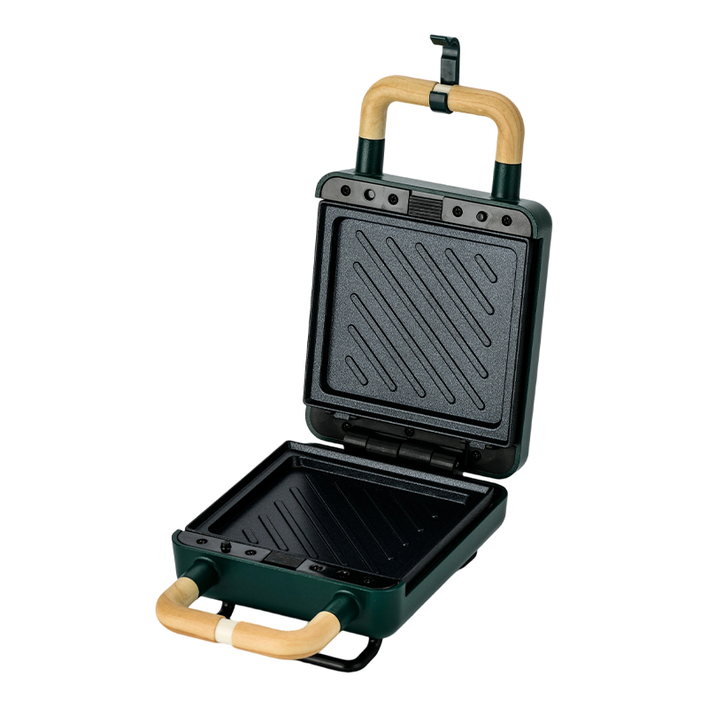 Machine à sandwich amovible avec manche en bois BJX-S001