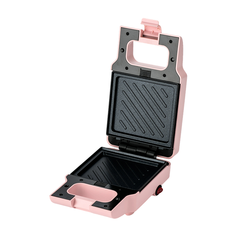 Machine à sandwich monopuce BJX-S002 avec interrupteur et plaques amovibles