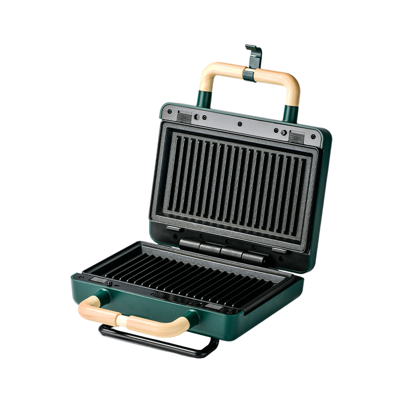 Grill à sandwich remplaçable à 2 tranches BJX-S003, 800 W 