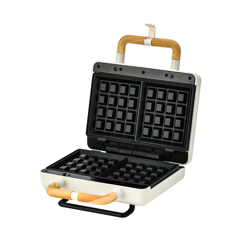 Gaufrier 2 tranches BJX-S003C 800 W avec plaques fixes