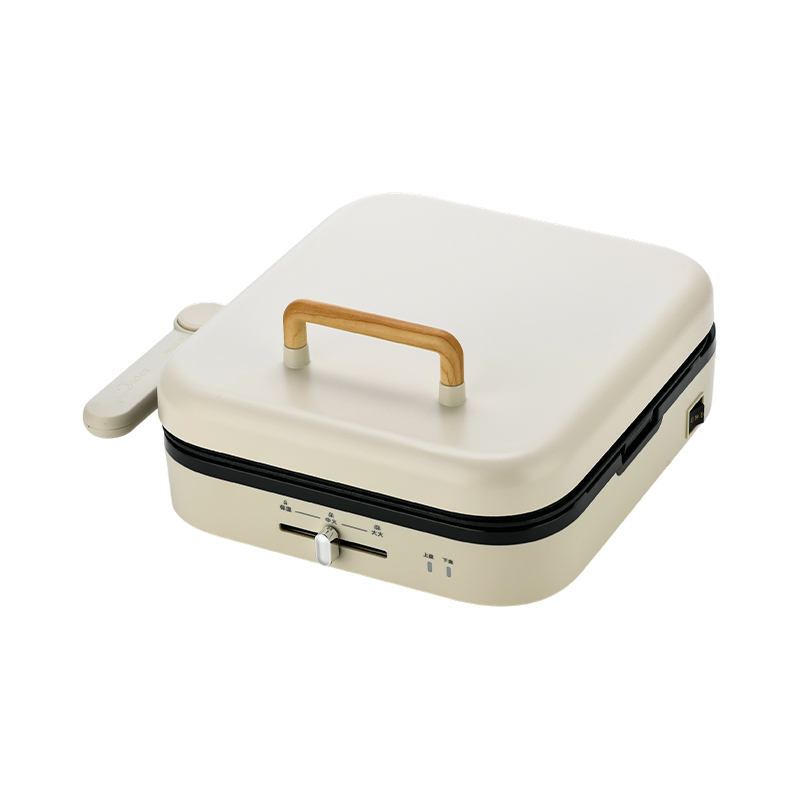 BJX-S023 Grande assiette 28x28 cm avec contrôle de la température, machine à panini et grill