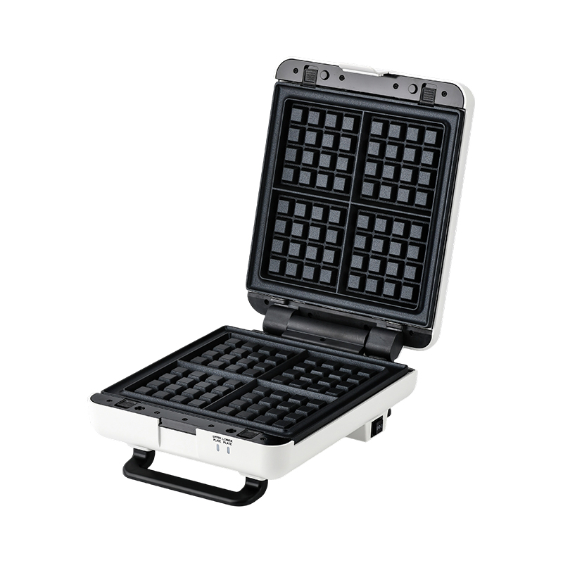 BJX-S026 Grill et sandwich ouvert à 4 tranches à 180 ° avec contrôle à 3 niveaux et bac d'égouttage d'huile